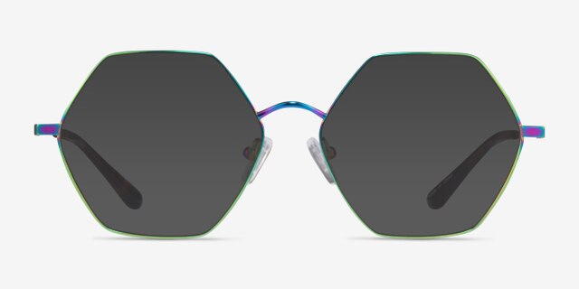 Esto Rainbow TitaniumEyeglass Frames from EyeBuyDirect, with Tinted Lenses