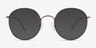 Gavi Rainbow TitaniumEyeglass Frames from EyeBuyDirect, with Tinted Lenses