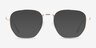 Lumi Gold TitaniumEyeglass Frames from EyeBuyDirect, with Tinted Lenses