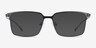 Nano Black TitaniumEyeglass Frames from EyeBuyDirect, with Tinted Lenses