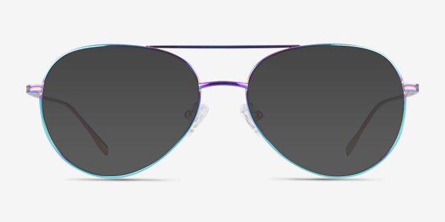 Vivo Multicolor TitaniumEyeglass Frames from EyeBuyDirect, with Tinted Lenses
