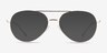 Vivo Or rose TitaniumMontures de lunettes de vue d'EyeBuyDirect, Avec des Verres Teintés