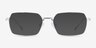 Nexo Silver TitaniumEyeglass Frames from EyeBuyDirect, with Tinted Lenses