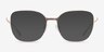 Glint Rose Gold TitaniumEyeglass Frames from EyeBuyDirect, with Tinted Lenses