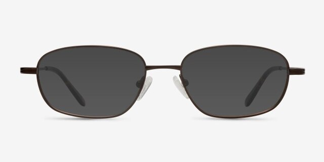 Setup Coffee TitaniumEyeglass Frames from EyeBuyDirect, with Tinted Lenses