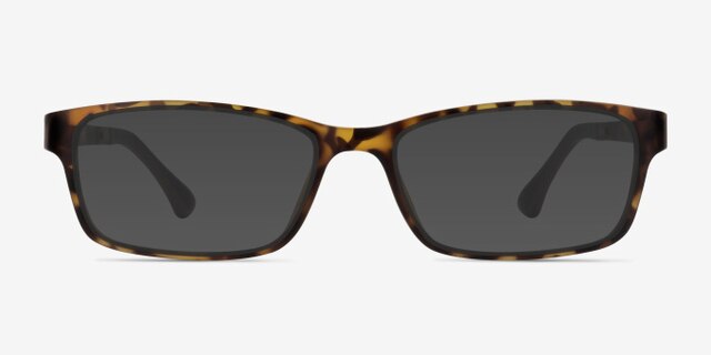 La Paz Tortoise PlasticEyeglass Frames from EyeBuyDirect, with Tinted Lenses