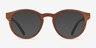Jungle Light Wood Wood-textureEyeglass Frames from EyeBuyDirect, with Tinted Lenses