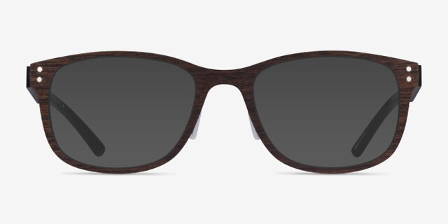 Earth Wood Eco-friendlyEyeglass Frames from EyeBuyDirect, with Tinted Lenses