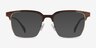 Evergreen Gold & Wood Wood-textureEyeglass Frames from EyeBuyDirect, with Tinted Lenses