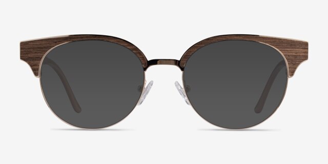 Wilderness Gold Beige AcetateEyeglass Frames from EyeBuyDirect, with Tinted Lenses