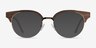 Wilderness Gold Beige AcetateEyeglass Frames from EyeBuyDirect, with Tinted Lenses