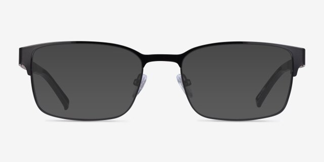 Monsoon Black Wood-textureEyeglass Frames from EyeBuyDirect, with Tinted Lenses