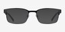 Monsoon Black Wood-textureEyeglass Frames from EyeBuyDirect, with Tinted Lenses
