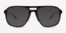 Twig Dark Red AcetateEyeglass Frames from EyeBuyDirect, with Tinted Lenses