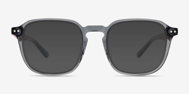 Larch Gray AcetateEyeglass Frames from EyeBuyDirect, with Tinted Lenses