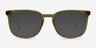 Lumber Olive Green AcetateEyeglass Frames from EyeBuyDirect, with Tinted Lenses