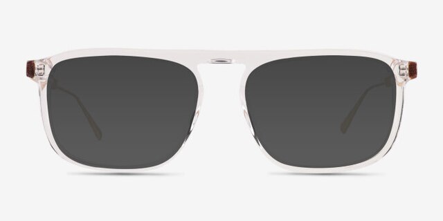 Root Clear AcetateEyeglass Frames from EyeBuyDirect, with Tinted Lenses