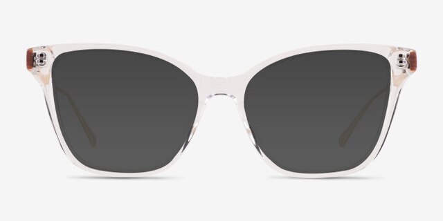 Grain Clear AcetateEyeglass Frames from EyeBuyDirect, with Tinted Lenses