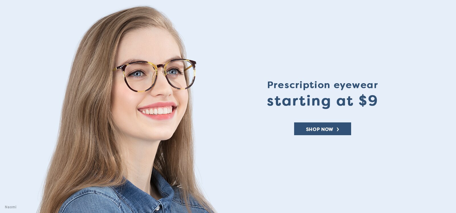 Prescription eyewear starting at $9