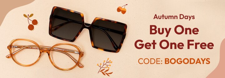 Buy One Get One Free Fall colors look twice as nice with new specs. CODE: BOGODAYS