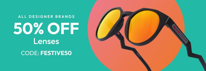 50% OFF Lenses Save on lenses when you buy Ray-Ban, Oakley, ARNETTE, and Vogue Eyewear.