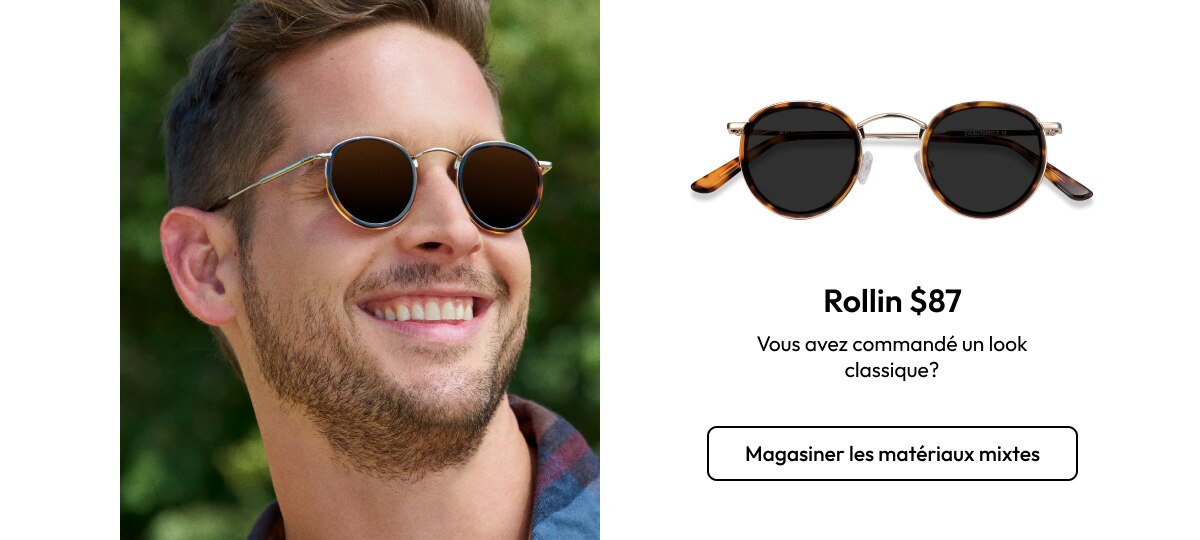 Vous avez commandé un look classique?