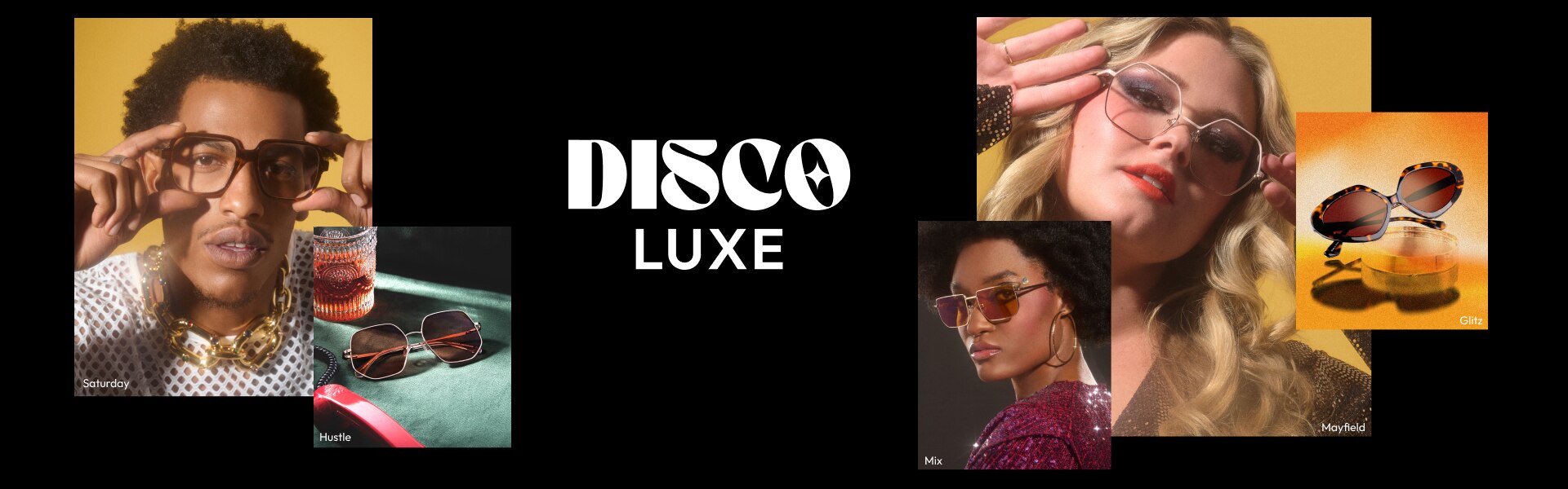 Des lunettes d’inspiration rétro, prêtes à faire la fête comme en 1979.