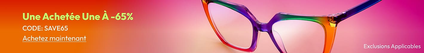 Une Achetée Une À -65% CODE: SAVE65