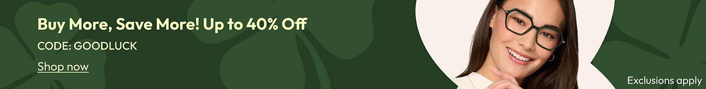 Buy More, Save More! Up to 40% Off CODE: GOODLUCK