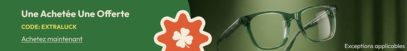 Une Achetée Une Offerte CODE: EXTRALUCK