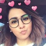 Lisset P. - Matte Black - round - acetate-metal