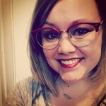 Lindsay W. - Red - browline - acetate-metal