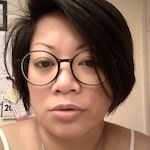 Angela G. - Matte tortoise - round - plastic