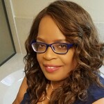 Lula R. - Teal - rectangle - acetate