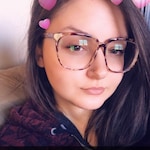 Kelly M. - Red Floral - square - acetate