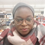 Joyce U. A. - Blue Floral - round - plastic-metal