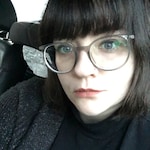 Julianne N. - Clear Gray - round - plastic-metal