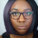 Brittney M. - Black Tortoise - rectangle - plastic