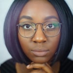 Brittney M. - Black - round - metal