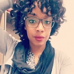 Shakera J. - Black/White - rectangle - plastic