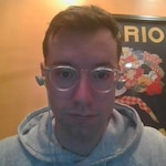 Adam S. - Clear - round - acetate