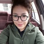 Ana F A. - Matte Black - round - plastic-metal