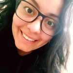 CRYSTAL P. - Navy - rectangle - plastic