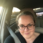 Lisa M. - Matte tortoise - round - plastic