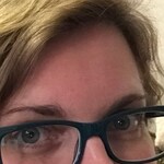 Rachael C. - Teal - rectangle - acetate