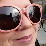 Andrew N. - Pink - round - acetate-metal