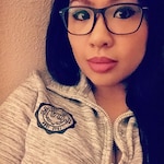 Rosemarie P. - Navy - rectangle - plastic