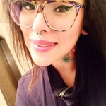 Katrina i R. - Blue Floral - square - acetate