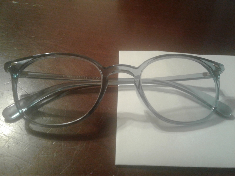 Hubris Round Clear Blue Full Rim Eyeglasses Eyebuydirect Canada