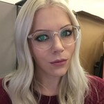 Meagan T. - Clear - round - acetate